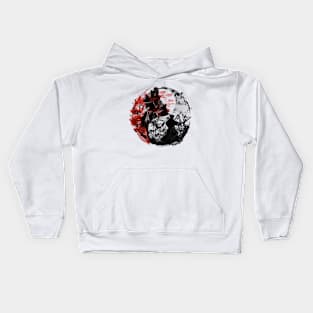 Yin e yang samurai Kids Hoodie